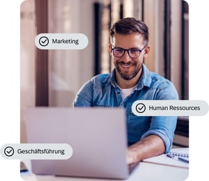 Geschäftsführung, Marketing, Human Ressources